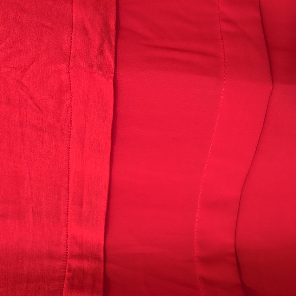 Michael Kors, Tank, Blouse Sleeveless, Coral, Pink, Layered Look, Scoop Neckline - Picture 5 of 9